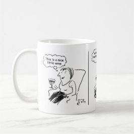 Flickor undrar om hon kan få Vin på recept Kaffemugg