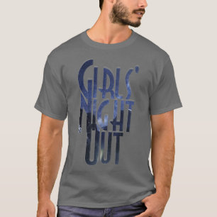 Flickor ute i natten t shirt
