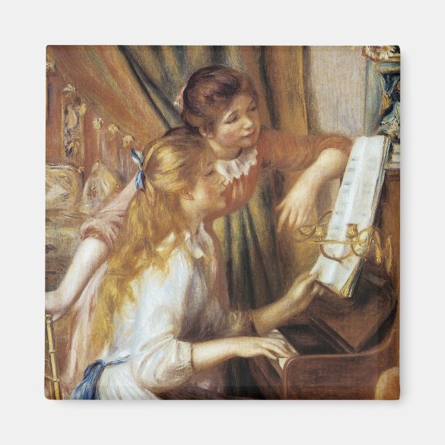 Flickor vid Piano Magnet (Framsidan)