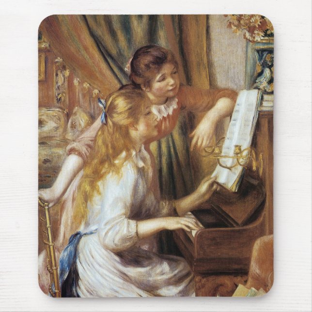 Flickor vid Piano Musmatta (Framsidan)