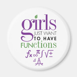 Flickor vill bara ha funktioner som matematikmagne magnet
