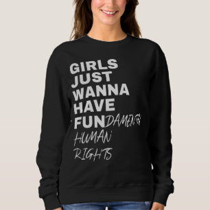 Flickor vill bara ha grundläggande mänskliga Höger T Shirt