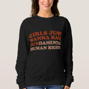 Flickor vill bara ha grundläggande mänskliga Höger T Shirt