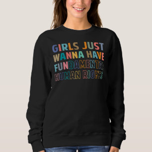 Flickor vill bara ha grundläggande mänskliga Höger T Shirt