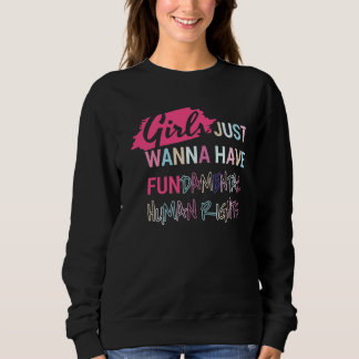 Flickor vill bara ha grundläggande mänskliga Höger T Shirt