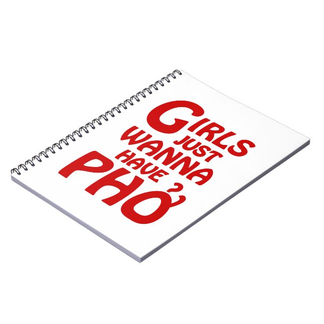 Flickor vill bara ha Phở Anteckningsbok (Vänstra Sidan)