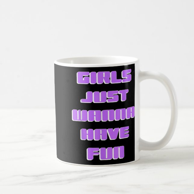 Flickor vill bara ha Roligt Kaffemugg (Höger)