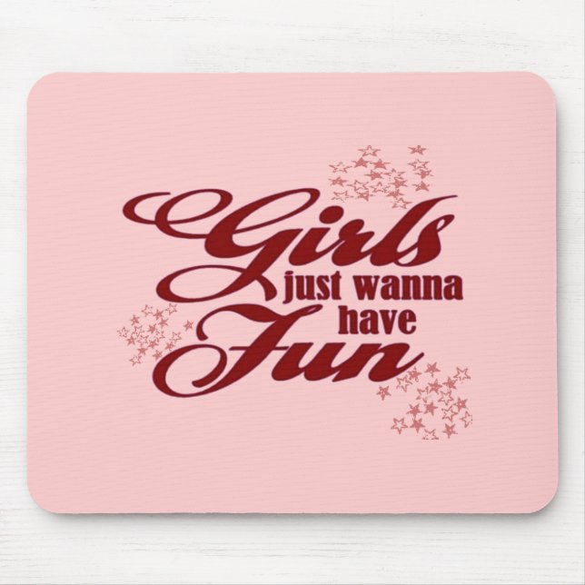 Flickor vill bara ha Roligt Musmatta (Framsidan)