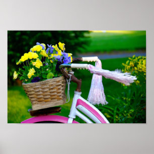 Flickor vill bara ha Roligt, Rosa Girls-cykel Poster