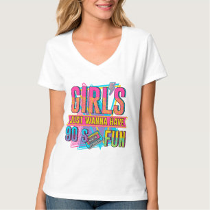 Flickor vill bara ha roligt t shirt
