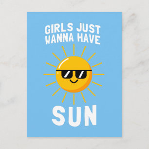 Flickor vill bara ha Sol Vykort