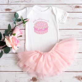 Flickor Vill Bara Vara En Rosa Rosett 1-årsdag T Shirt