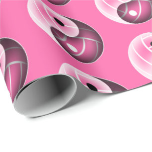flickor yin yang volleyball rosa eller ANY färg Presentpapper