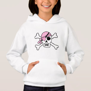 Flickor'Hanes ComfortBlend® Hoodie/Pirat Skull Tröja