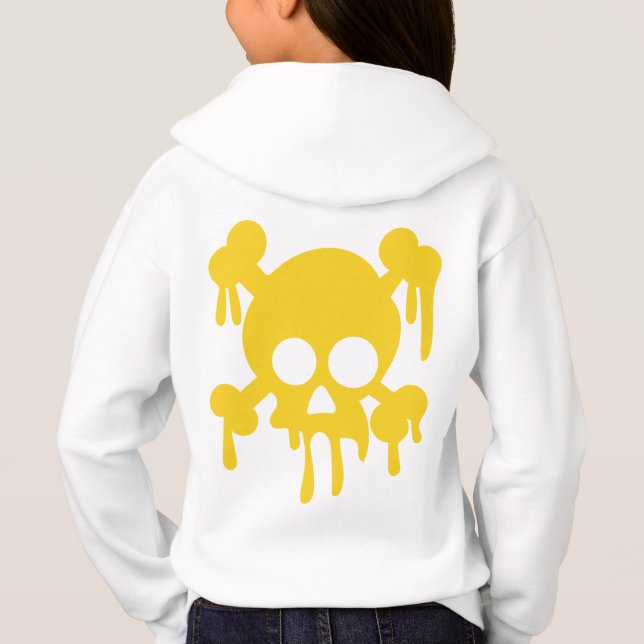 Flickor'Hanes ComfortBlend® Hoodie T Shirt (Baksida)
