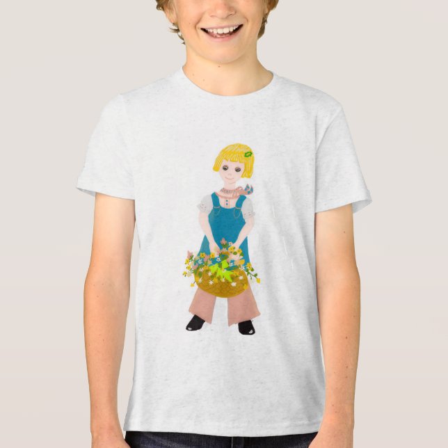 Flickor'Hoodies & Sweatshirtss T Shirt (Framsida)