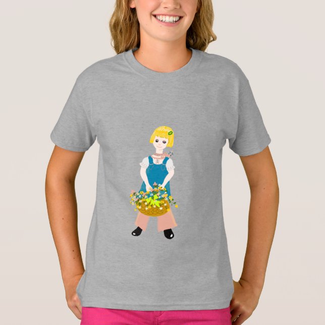 Flickor'Hoodies & Sweatshirtss T Shirt (Framsida)