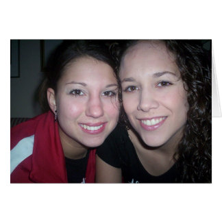 Flickorna Hälsningskort