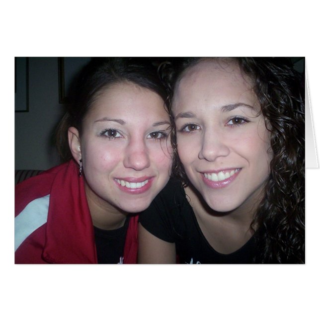 Flickorna Hälsningskort (Framsidan Horizontal)