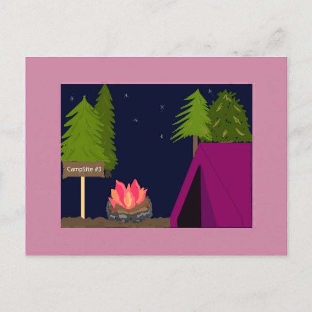 Flickornas kampanjutfall vykort (Framsida)