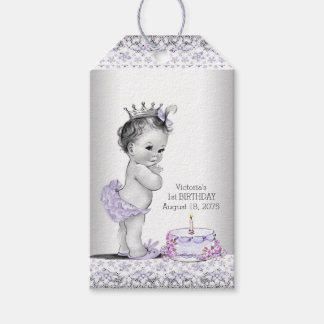 Flickornas present på 1-årsfesten presentetikett
