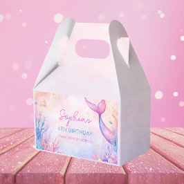 Flickornas Sjöjungfru under Födelsedagsfesten Sea Presentaskar