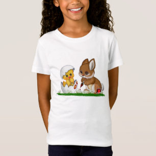 Flickors Bella anpassad Babydoll T-Shirt