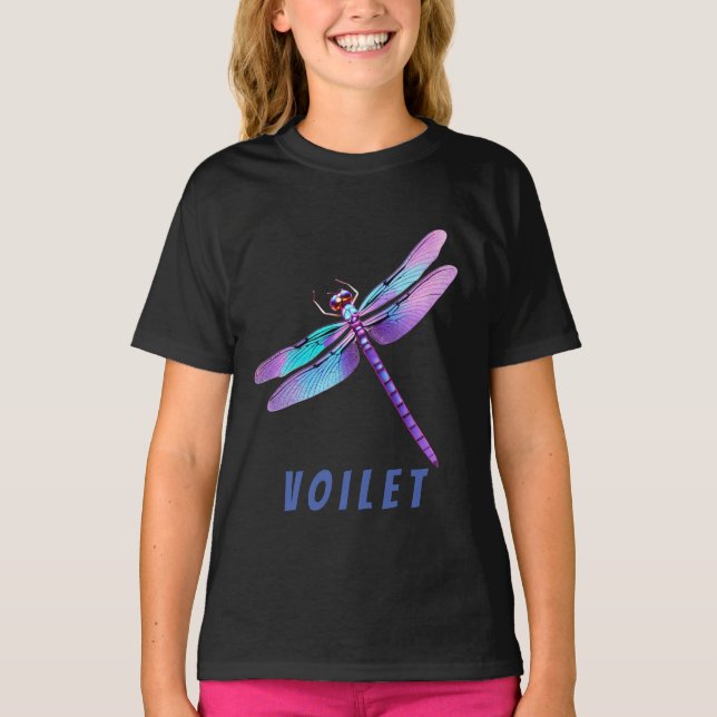 Flickors Designade T-Shirt (Framsida)