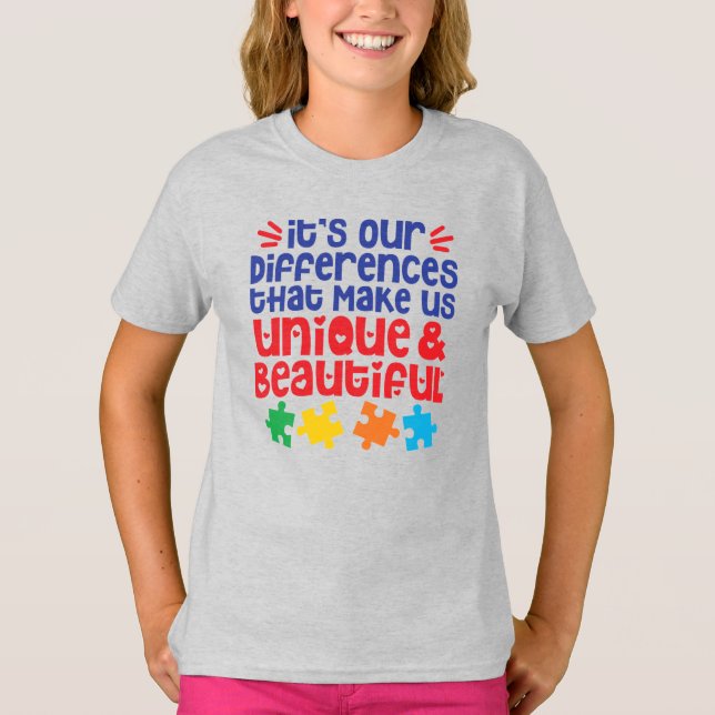 Flickors grundläggande T-Shirt (Framsida)