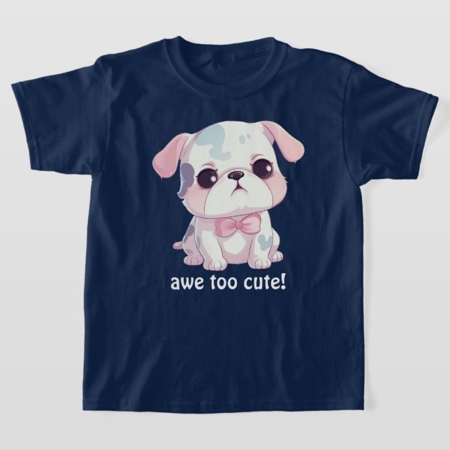 Flickors grundläggande T-Shirt (Laydown)