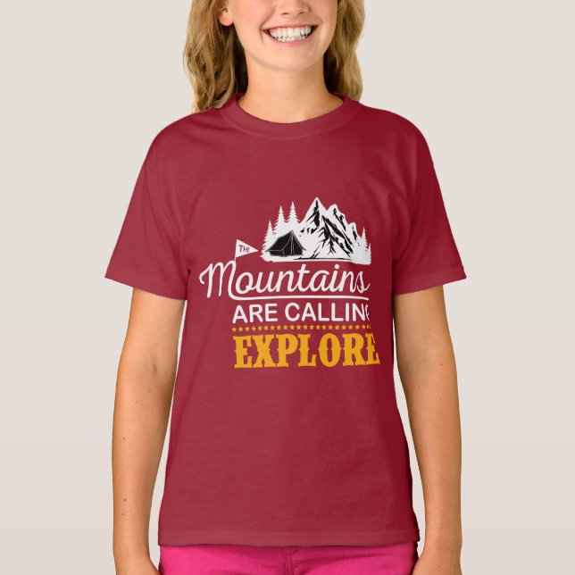 Flickors grundläggande T-Shirt (Framsida)