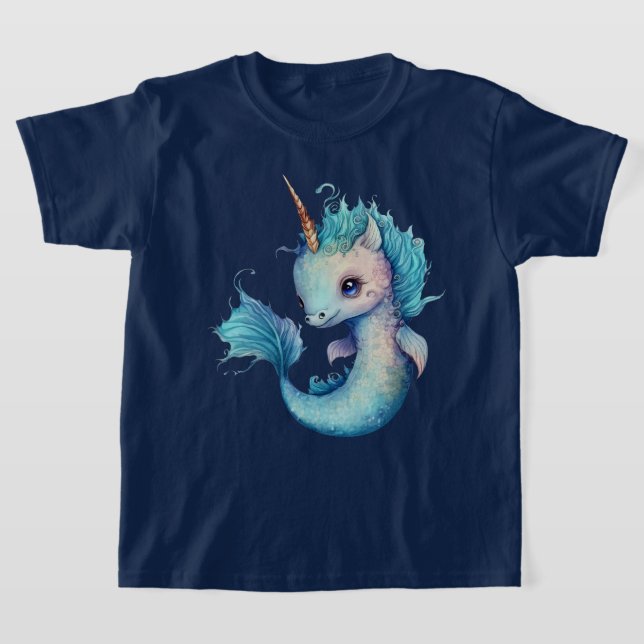 Flickors grundläggande T-Shirt (Laydown)