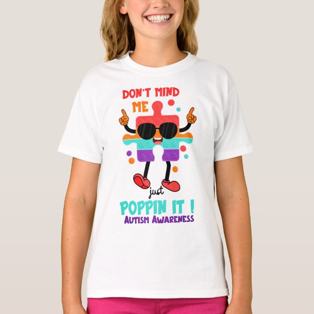 Flickors grundläggande T-Shirt (Framsida)