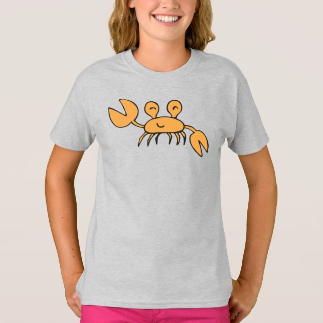 Flickors grundläggande T-Shirt (Framsida)