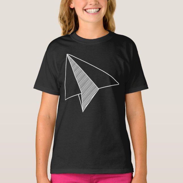 Flickors grundläggande T-Shirt (Framsida)
