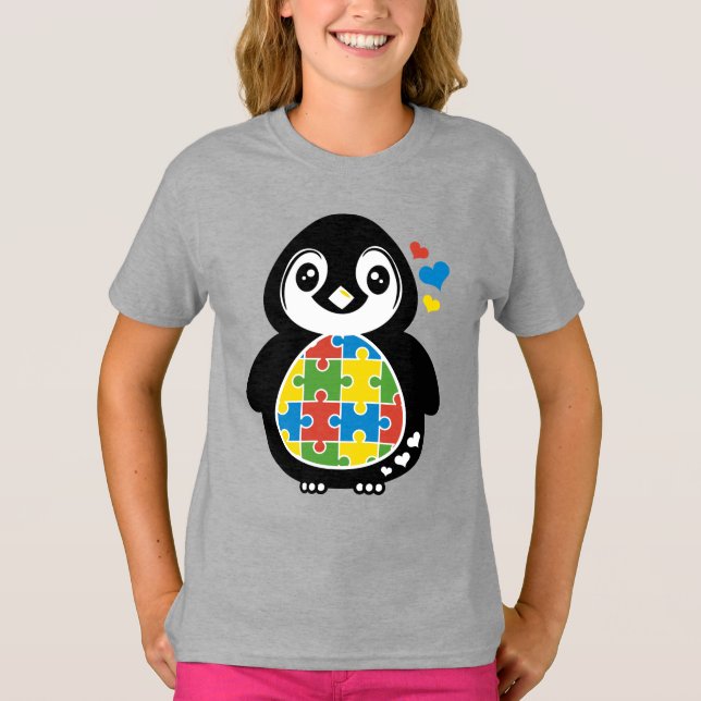 Flickors grundläggande T-Shirt (Framsida)