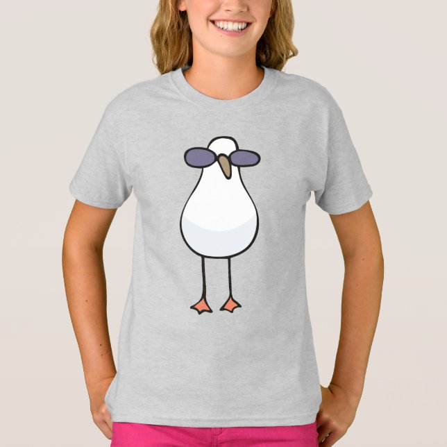 Flickors grundläggande T-Shirt (Framsida)
