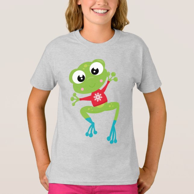 Flickors grundläggande T-Shirt (Framsida)