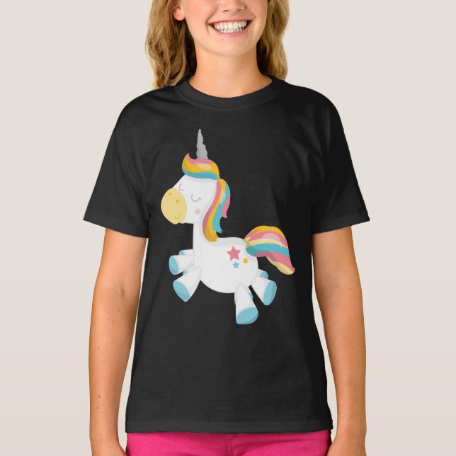 Flickors Jersey T-Shirt (Framsida)
