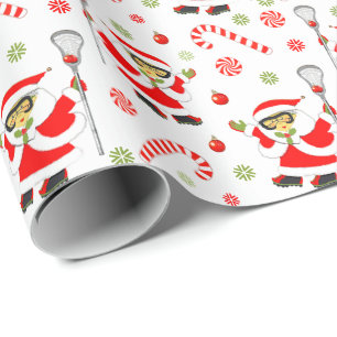 Flickors Lacrosse Julpresent Presentpapper