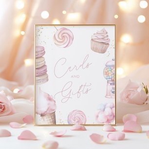 Flickors Rosa Candy Cards and Gifts Tabletop Sign Poster