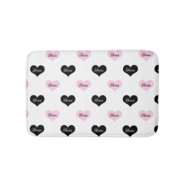 Flickors Rosa Shoe Älskare Badrumsmatta