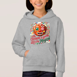 Flickors söta pepparkaks mysiga julgodispresent t shirt