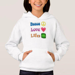Flickors t-shirts som firar livet.