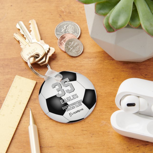 Flickpojkar som hedrar minnet av fotbollslag nyckelring (Skrivbord)