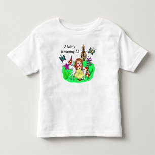 Flickprinsessan och Unicorns ålder och Namn T Shirt