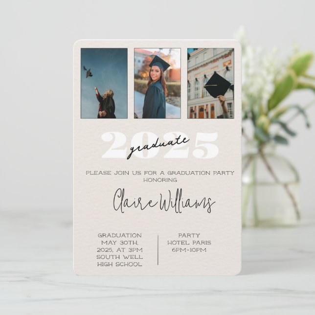 Flickr-inbjudningar till studentfesten inbjudningar (Stående Fram)