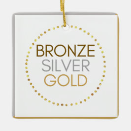 Flickscout Triple Metall jul Ornament