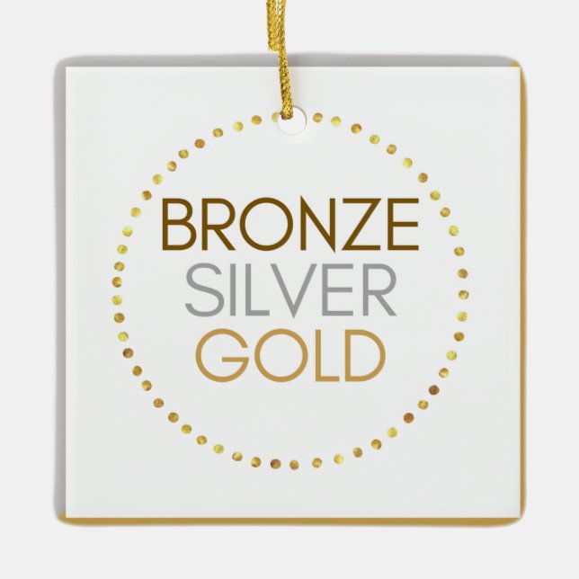 Flickscout Triple Metall jul Ornament (Framsida)