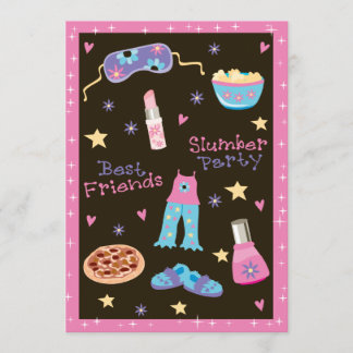 Flickslumpen Party Inbjudningar